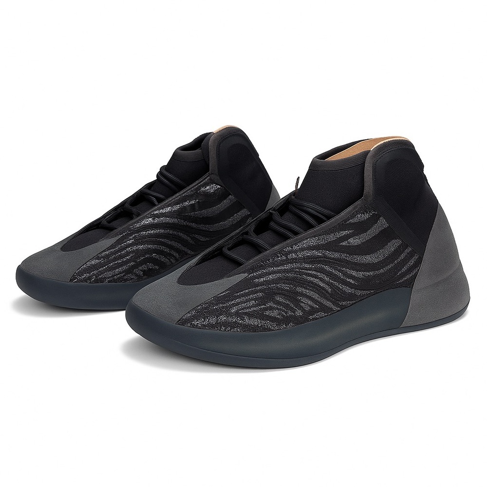 🔥 Adidas Yeezy QNTM Basketball Sneakers – Black – Size 5.5 US – New in the box